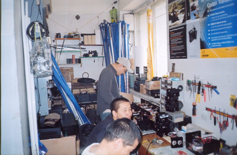 Radcom radio equipment repair workshop